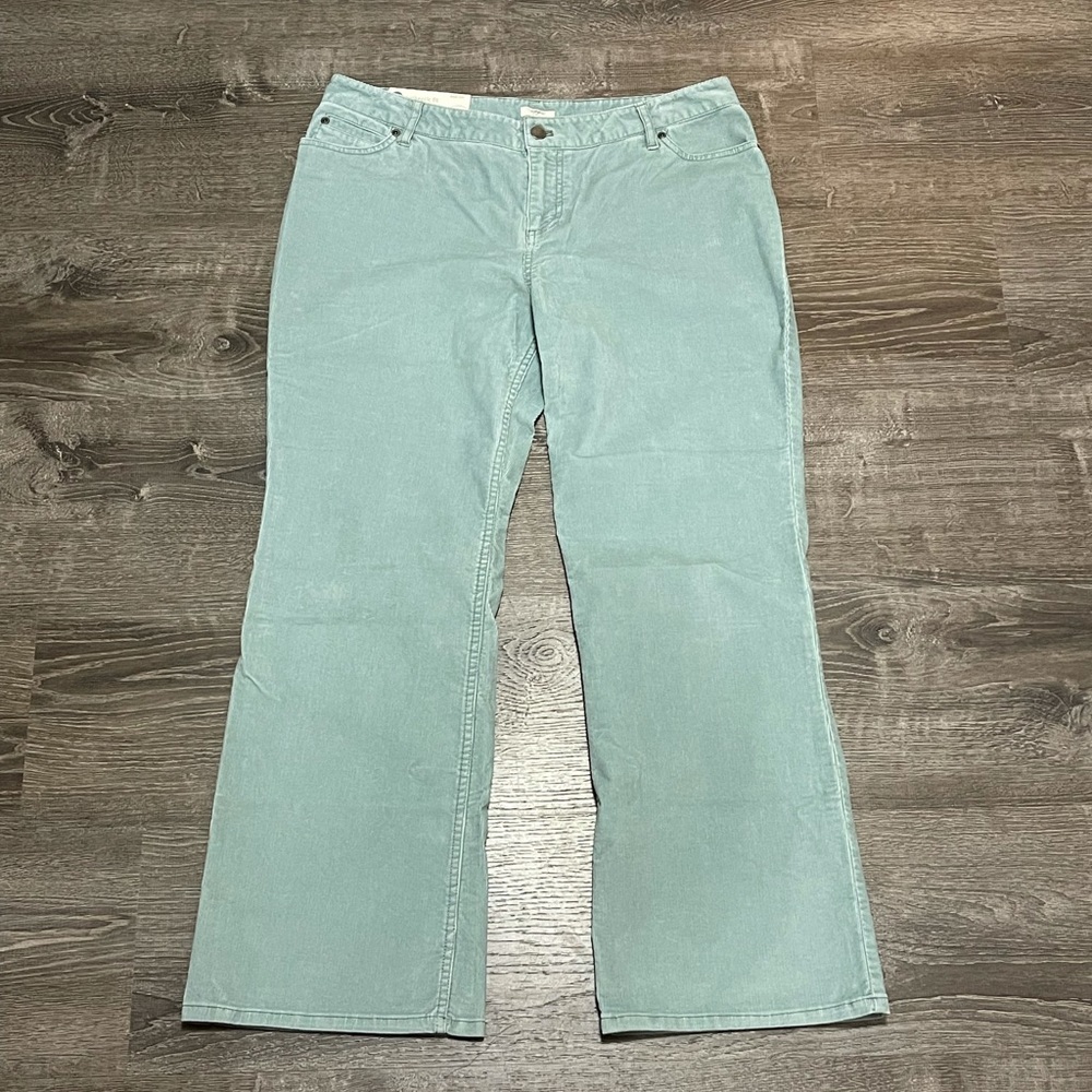 BNWT Petite J.Jill Corduroy Bootcut Pants size 14 Petite